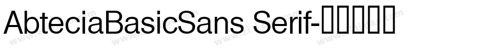 AbteciaBasicSans Serif字体转换